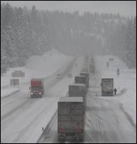 Highway Winter Driving